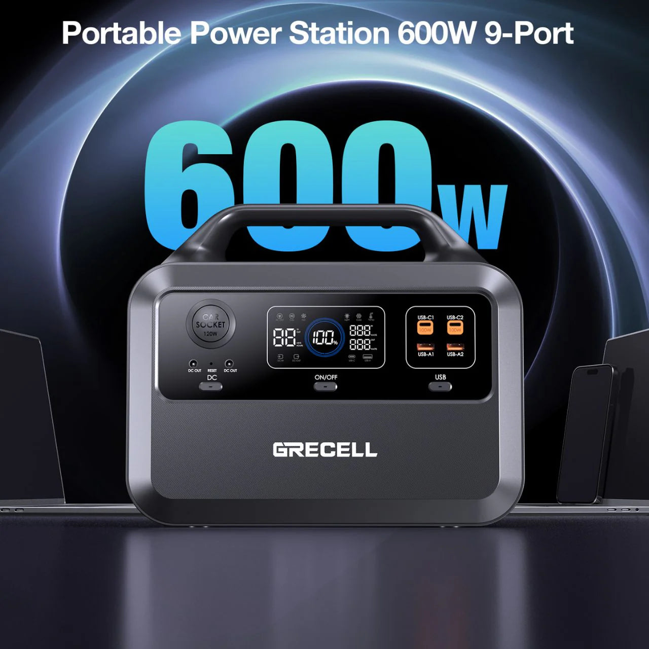 Portable Power Station 600W