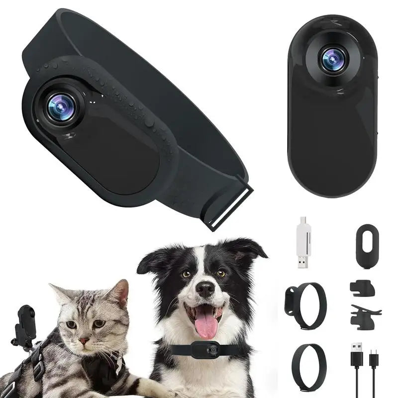 Sport Action Camera Hd 1080P Wireless Collar Camera Mini Portable Stable Sport Action Body Camera with Video Records for Dog