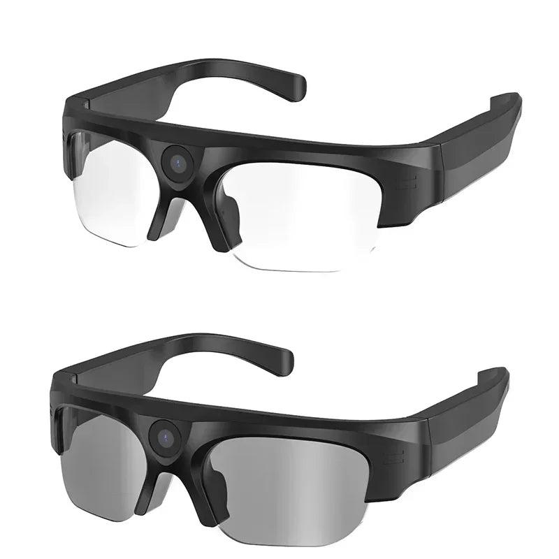 2K HD Action Camera Glasses Video Recording Sport Sunglasses with Bluetooth Speakers Call Smart Glasses 4K Ultra Mini Camera