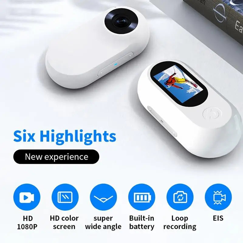 Sport Action Camera Hd 1080P Wireless Collar Camera Mini Portable Stable Sport Action Body Camera with Video Records for Dog