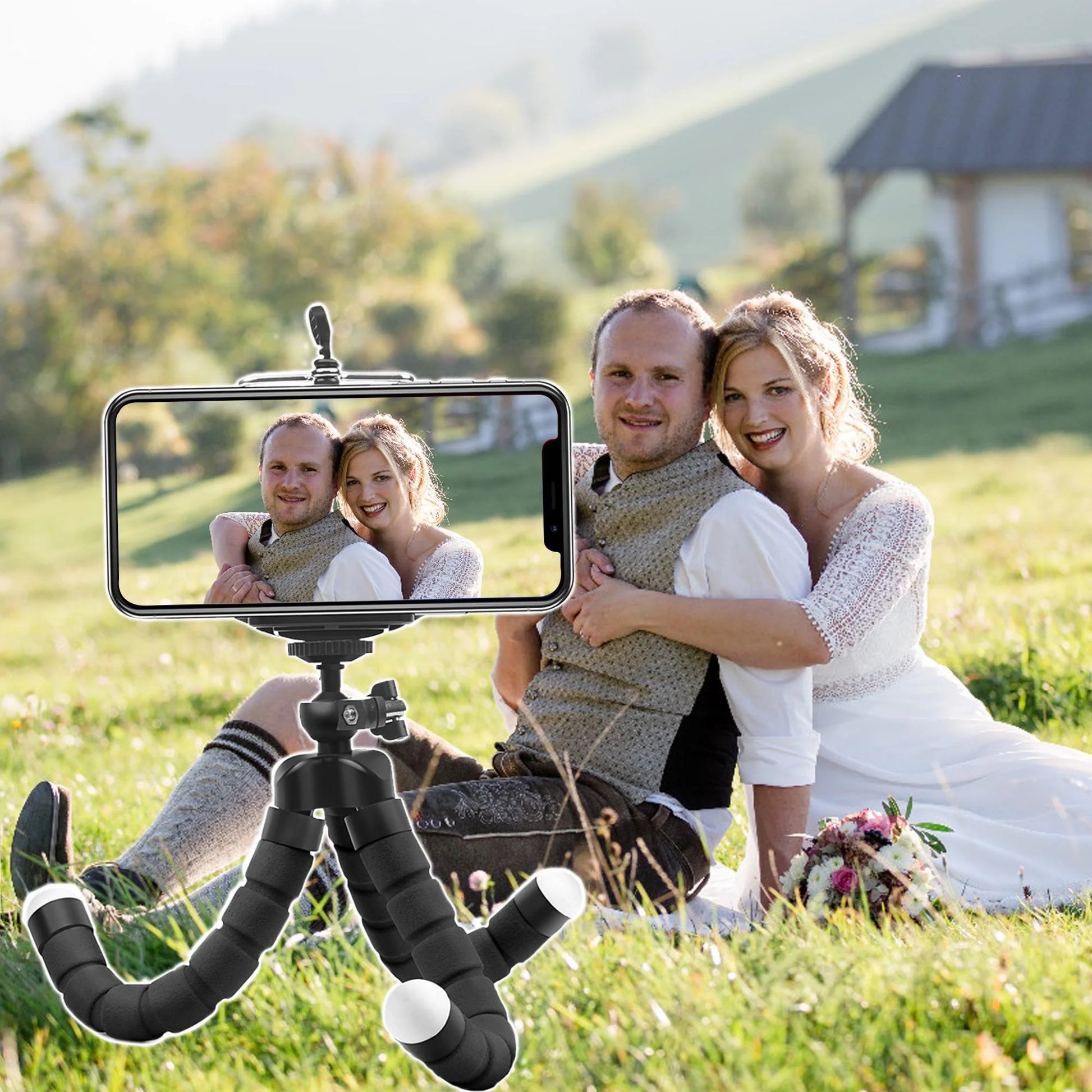 Octopus Tripod Universal Adjustable Stand Phone Holder for Iphone Camera